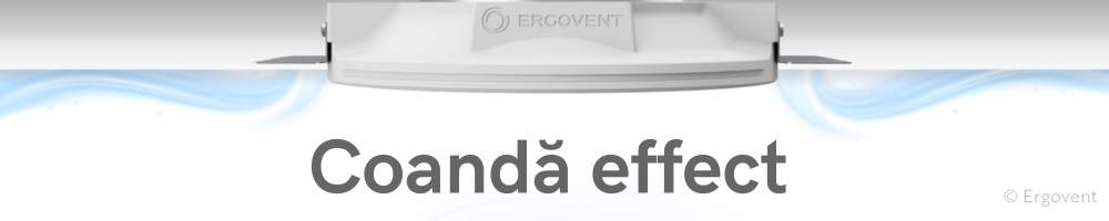 Talířový ventil Ergovent - Coanda Effect