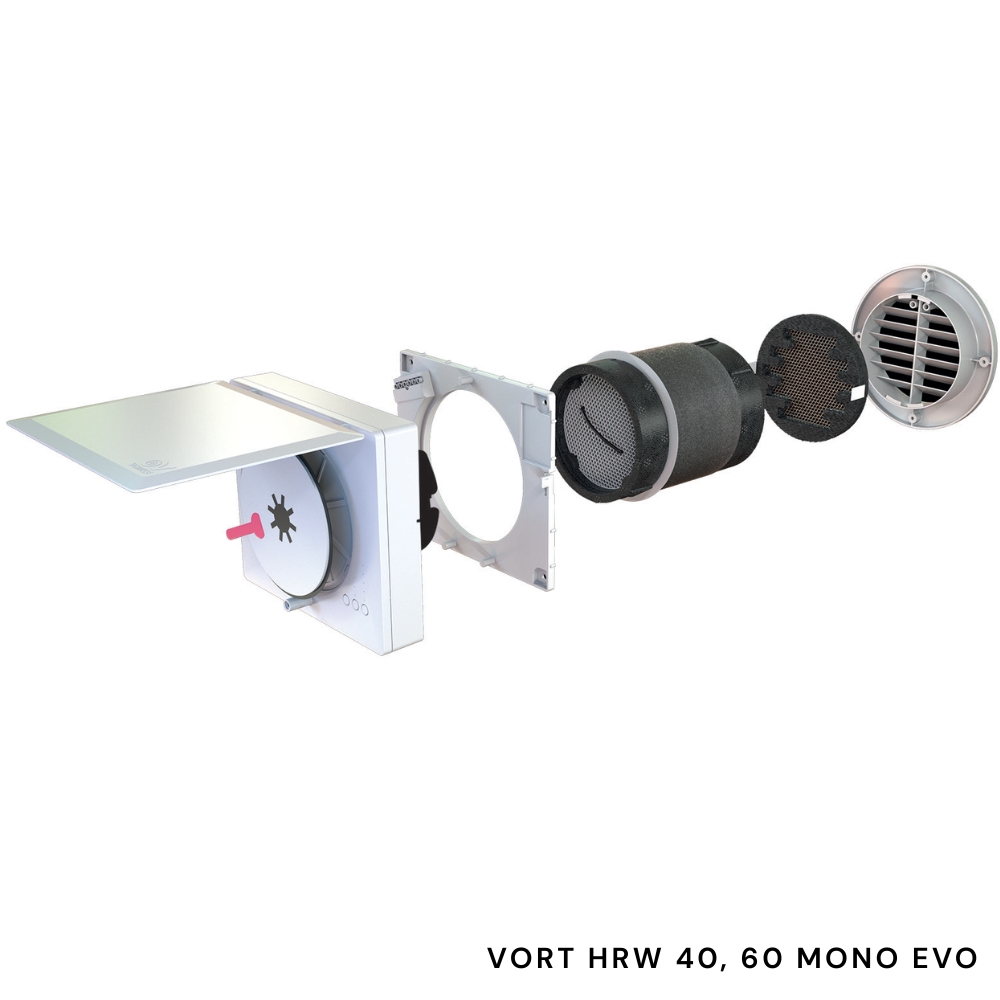 Keramický výměník tepla jednotek Vortice VORT HRW