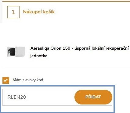 Rekuperace Aerauliqa - sleva 20%