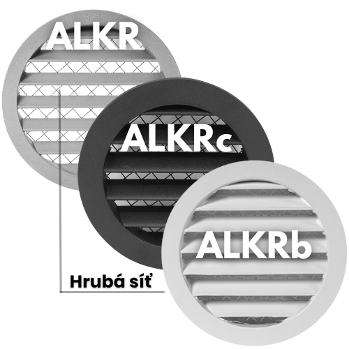 Hliníkové ventilační mřížky ALKR Hliníkové ventilační mřížky ALKR