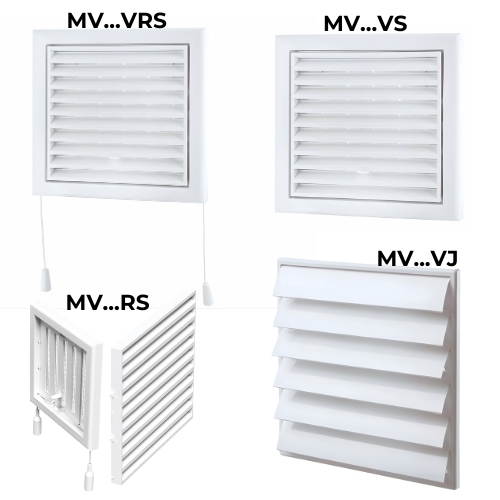 Větrací mřížky MV Větrací mřížky MV