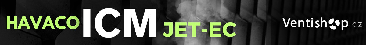 Potrubní ventilátor Havaco ICJ - Jet - EC