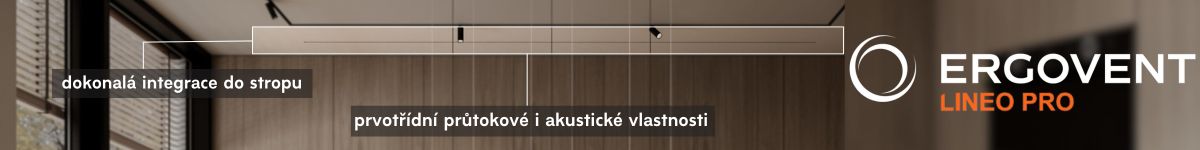 Revoluční difuzory Ergovent Lineo Pro